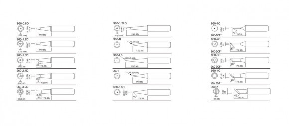Жало для паяльника Quick QSS960-T-1.2LD Жало для паяльника Quick QSS960-T-1.2LD