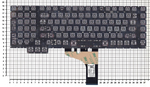 Клавиатура для ноутбука HP Omen X 17-ap, черная с подсветкой