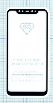 Защитное стекло "Полное покрытие" для Xiaomi Mi8, черное