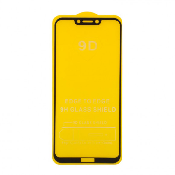 Защитное стекло Colorful Tempered Glass для Huawei Honor Play, черная рамка