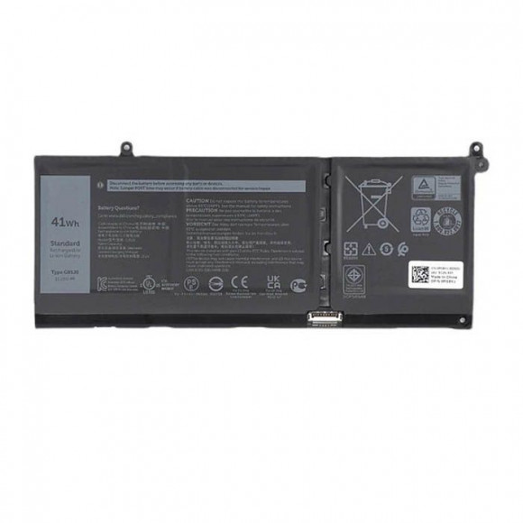Аккумулятор (батарея) G91J0 для ноутбука Dell Inspiron 14-5415, 15-5518, 14-7415, Latitude 3320, 3420, 3650мАч, 11.25В