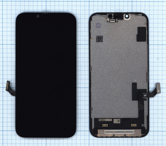 Дисплей Amperin для Apple iPhone 14 в сборе с тачскрином (Soft Oled) черный Дисплей Amperin для Apple iPhone 14 в сборе с тачскрином (Soft Oled) черный