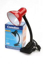 Светильник Camelion KD-320 красный (на прищепке)