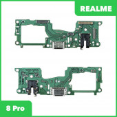 Системный разъем (разъем зарядки) для Realme 8 Pro c микрофоном Системный разъем (разъем зарядки) для Realme 8 Pro c микрофоном