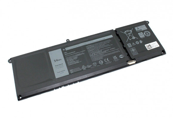 Аккумулятор (батарея) TN70C для ноутбука Dell inspiron 15 5518, 15.2В, 64Вт, 4210мАч