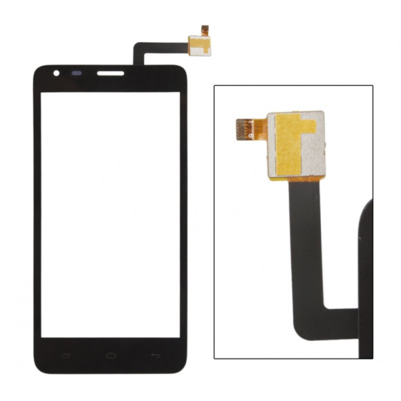 Сенсорное стекло (тачскрин) для Fly Era Life 2 (IQ456), черный