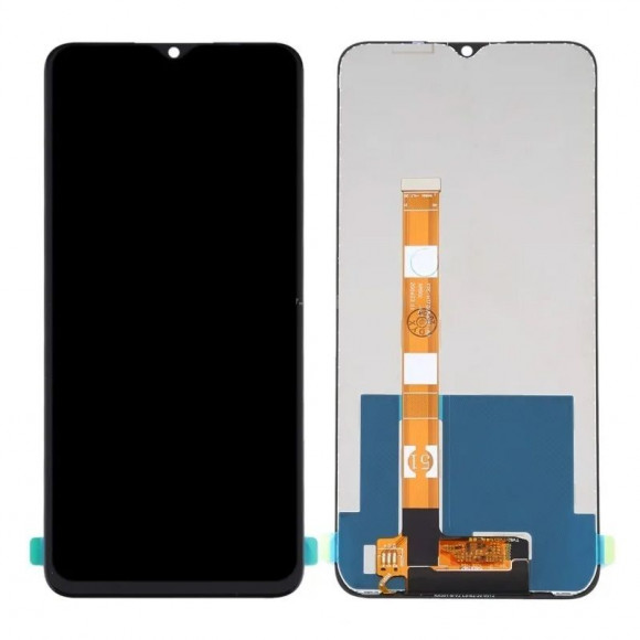 Дисплей для Realme C15, C11 + тачскрин (черный)