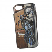 Защитная крышка для Apple iPhone 8, 7 с фактурным покрытием "Мото Street на улице" (коробка)