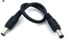 Кабель DC 5.5x2.5 18 AWG папа-папа 0,5 м с прямым штекером