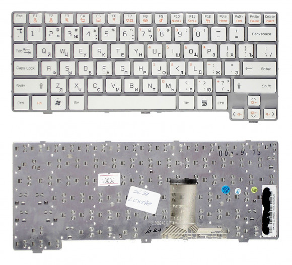 Клавиатура для ноутбука LG X14, X140, X14A, XB140, XD140, X170 Белая
