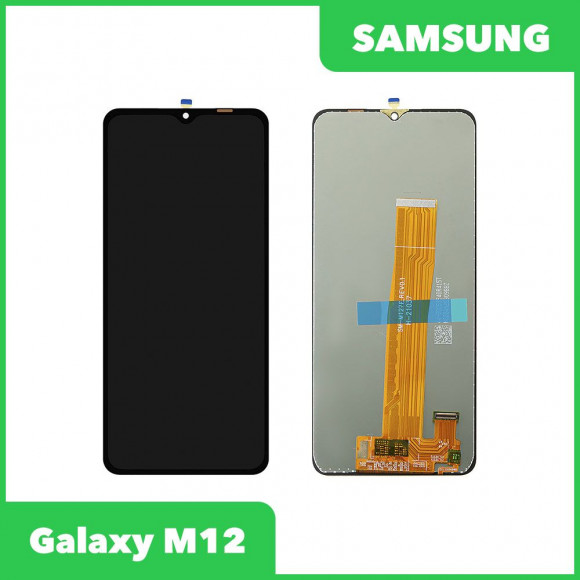 Дисплей для Samsung Galaxy M12 SM-M127 в сборе без рамки (черный) 100% оригинал