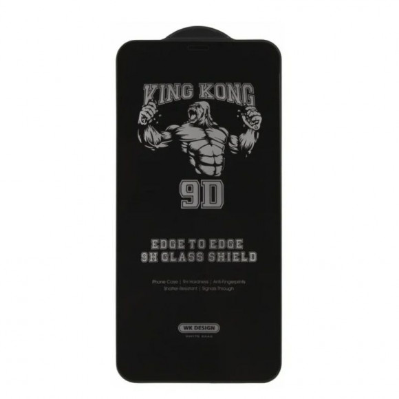Защитное стекло для Apple iPhone XS WK Kingkong Series 9D Full Cover Curved Edge Tempered Glass, черное