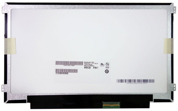 Матрица (экран) для ноутбука B116XTN02.0, 11.6", 1366x768, 40 pin, LED, глянцевая