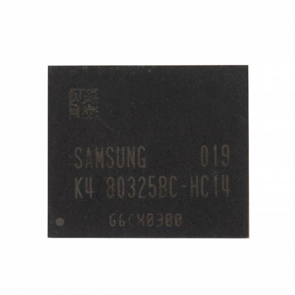 Видеопамять GDDR6 SAMSUNG K4Z80325BC-HC14 2020г. с разбора