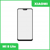 Стекло для переклейки дисплея Xiaomi Mi 8 Lite, черный Стекло для переклейки дисплея Xiaomi Mi 8 Lite, черный