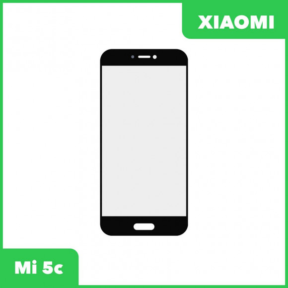 Стекло + OCA пленка для переклейки Xiaomi Mi 5C, черный