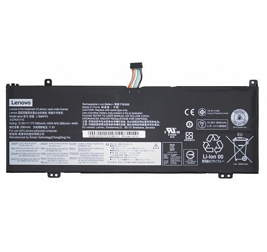 Аккумулятор (батарея) для ноутбука Lenovo ThinkBook 13S-14IWL, 13s-20, 14S-IWL, (L18C4PF0, L18M4PF0), 2965мАч, 15.36В