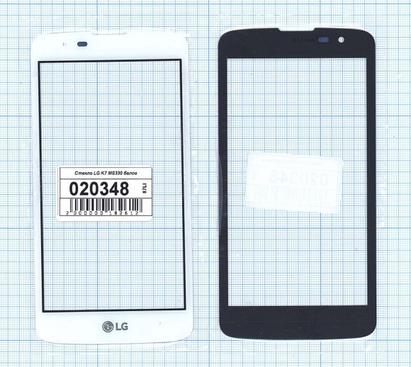 Стекло для LG K7 MS330, белый