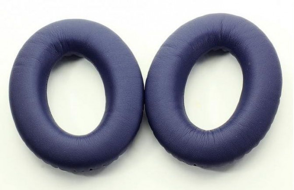 Амбюшуры для наушников Bose Quiet Comfort (QC) QC35, QC35-ll (QC35-2) (QC35-ii), QC25, QC15, QC2  синие