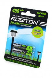 Аккумулятор Robiton 400MHAAA-2 SOLAR BL2, 1 штука Аккумулятор Robiton 400MHAAA-2 SOLAR BL2, 1 штука