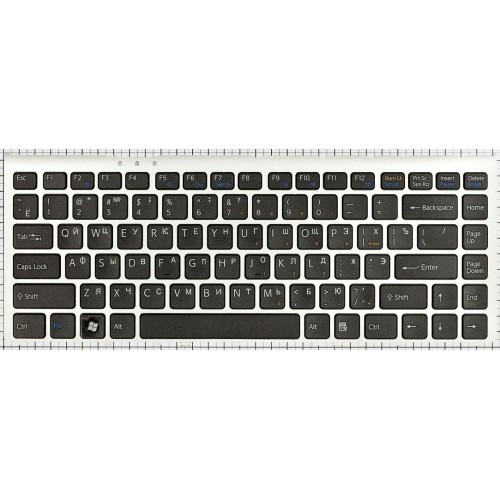 Клавиатура для ноутбука Sony Vaio VGN-FW Series Black РУССКАЯ РАСКЛАДКА Клавиатура для ноутбука Sony Vaio VGN-FW Series Black РУССКАЯ РАСКЛАДКА
