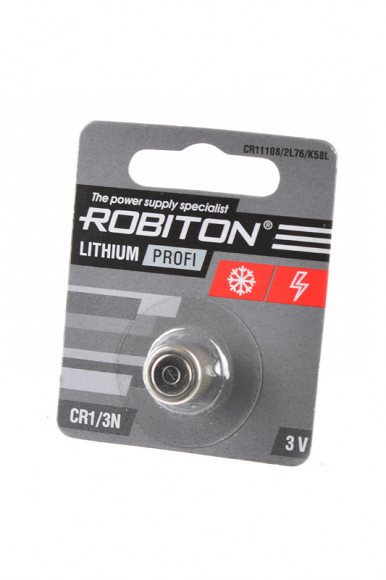 Батарейка (элемент питания) Robiton Profi CR1/3N-BL1, 1 штука