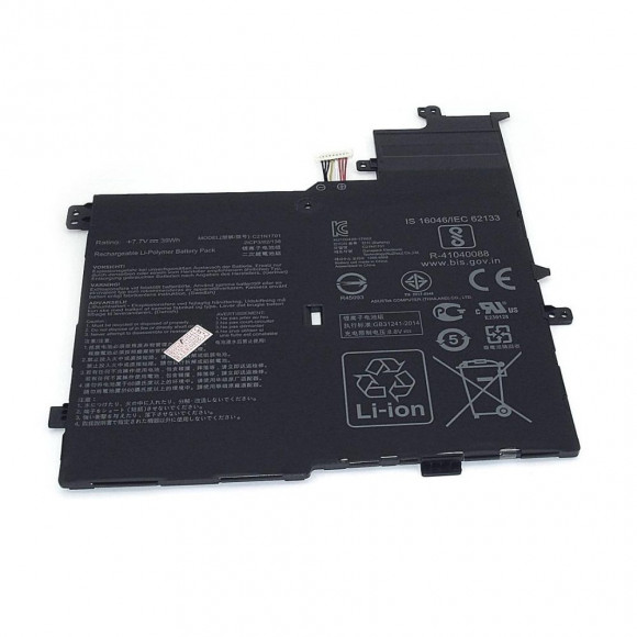 Аккумулятор (батарея) C21N1701 для ноутбука Asus S14, S406UA, X406UA, 39Wh, 5070мАч, 7.7В, Li-ion, черный (OEM)