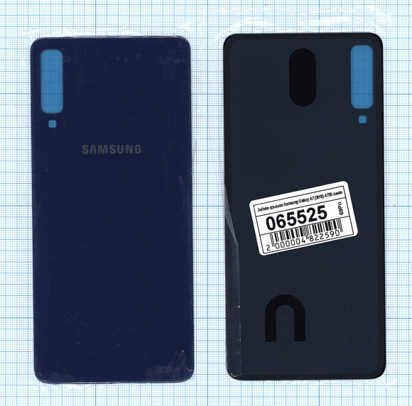 Задняя крышка корпуса для Samsung Galaxy A7 (A750F), синяя