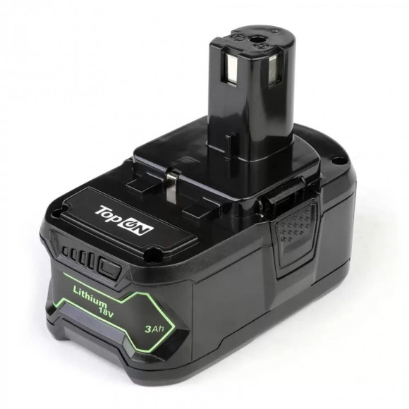Аккумулятор TopON TOP-PTGD-RY-18-3.0-Li для электроинструмента Ryobi 18В, 3000мАч, Li-ion