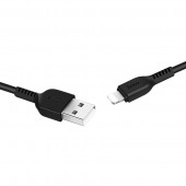 Кабель USB HOCO X20 Flash, USB - Lightning, 2А, 1м, черный Кабель USB HOCO X20 Flash, USB - Lightning, 2А, 1м, черный