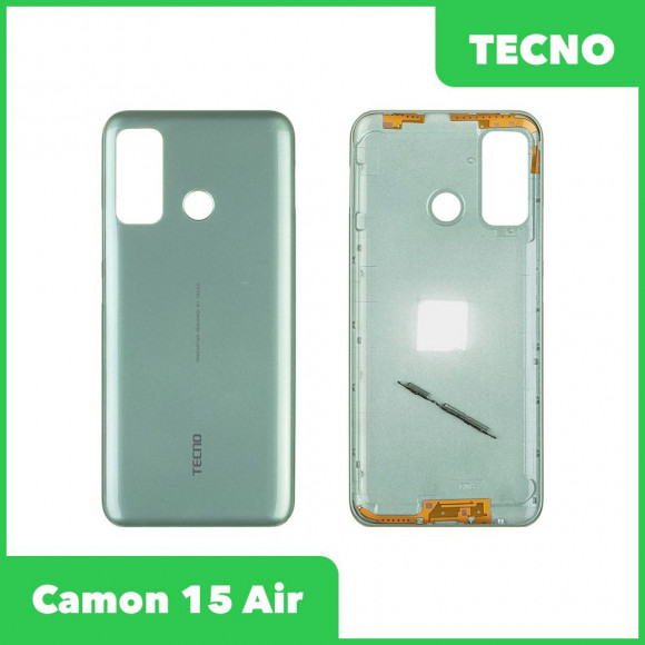 Задняя крышка для Tecno Camon 15 Air (CD6) (зеленый)