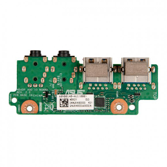 Плата Audio и USB портов для ноутбука Asus N56D, N56DP, N56DY
