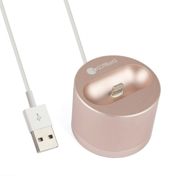 Зарядная станция COTEetCI Base20 для AirPods (розовое золото)