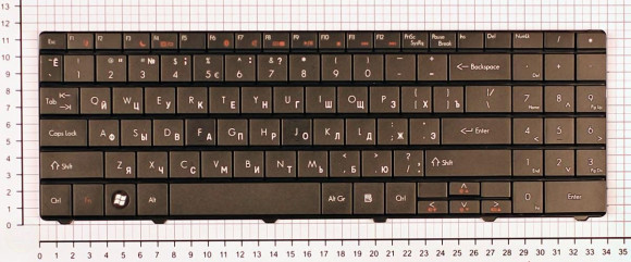 Клавиатура для ноутбука ноутбука Packard Bell EasyNote DT85 LJ61 LJ63 LJ65 LJ67 LJ71 LJ73 LJ75 TJ61, черная