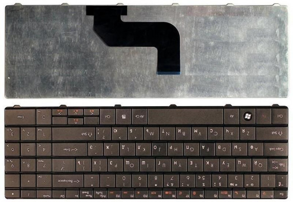 Клавиатура для ноутбука ноутбука Packard Bell EasyNote DT85 LJ61 LJ63 LJ65 LJ67 LJ71 LJ73 LJ75 TJ61, черная
