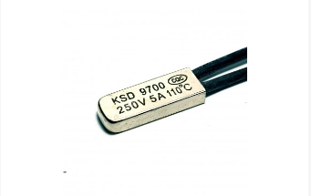 Термостат биметаллический KSD9700 5А/110 С нормально разомкнутый Термостат биметаллический KSD9700 5А/110 С нормально разомкнутый