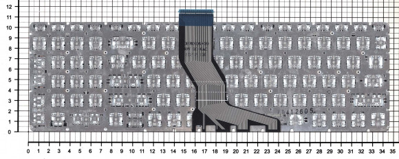 Клавиатура для ноутбука HP Omen 17-W000, черная с белой подсветкой