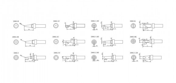 Жало для паяльника Quick 700A-K (Quick 200G-K) Жало для паяльника Quick 700A-K (Quick 200G-K)