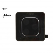 Защитное стекло камеры Hoco A18 для Apple iPhone 11 Pro, 11 Pro Max Hoco A18, серебро