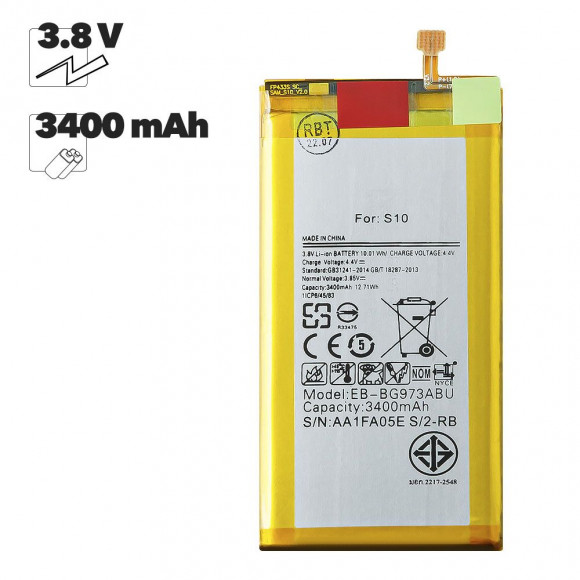 АКБ Samsung Galaxy S10 (G973) (EB-BG973ABU) 100% Filling Capacity