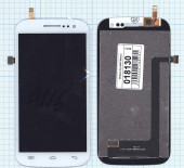 Модуль (матрица + тачскрин) для Fly Quattro Vista (IQ451), белый