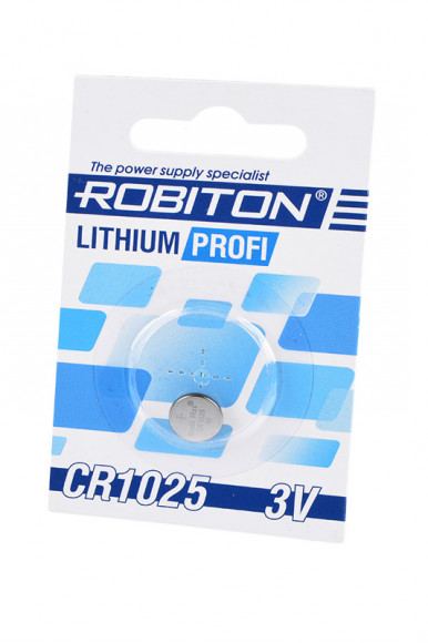 Батарейка (элемент питания) Robiton Profi R-CR1025-BL1 CR1025 BL1, 1 штука