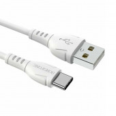 Кабель USB BOROFONE (BX51) Type-C (1м) (белый) Кабель USB BOROFONE (BX51) Type-C (1м) (белый)