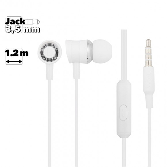 Гарнитура Hoco M37 Pleasant Sound Universal Earphones With Microphone, белая