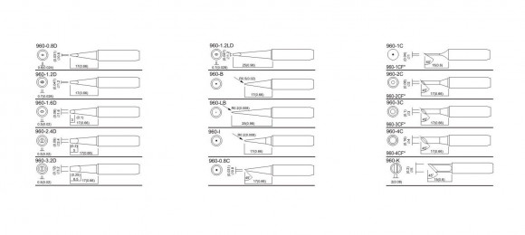 Жало для паяльника Quick QSS960-T-4C
