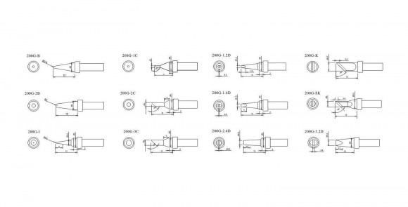 Жало для паяльника Quick 700A-LI (Quick 200G-LI)