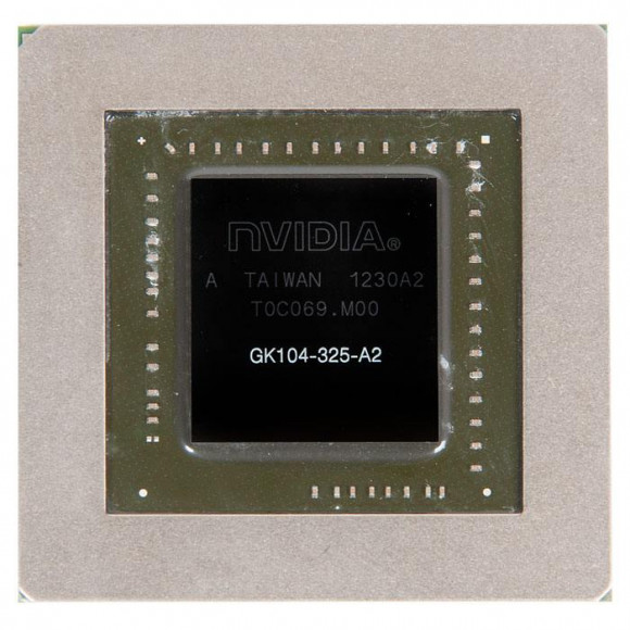 Видеочип NVIDIA GK104-325-A2 GTX670 с разбора нереболенный Видеочип NVIDIA GK104-325-A2 GTX670 с разбора нереболенный