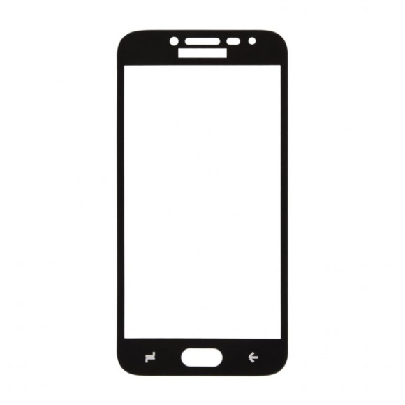 Защитное стекло с рамкойLP для Samsung Galaxy J2 2018 (J250F) Thin Frame Full Glue Glass, черное