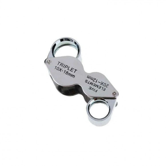 Лупа MG 22181 ювелирная двойная 10x, 20x