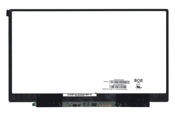 Матрица NV133FHM-N4D, 13.3", ADS, 1920x1080 (Full HD), 30 pin, LED, Slim (тонкая), разъём справа, без креплений